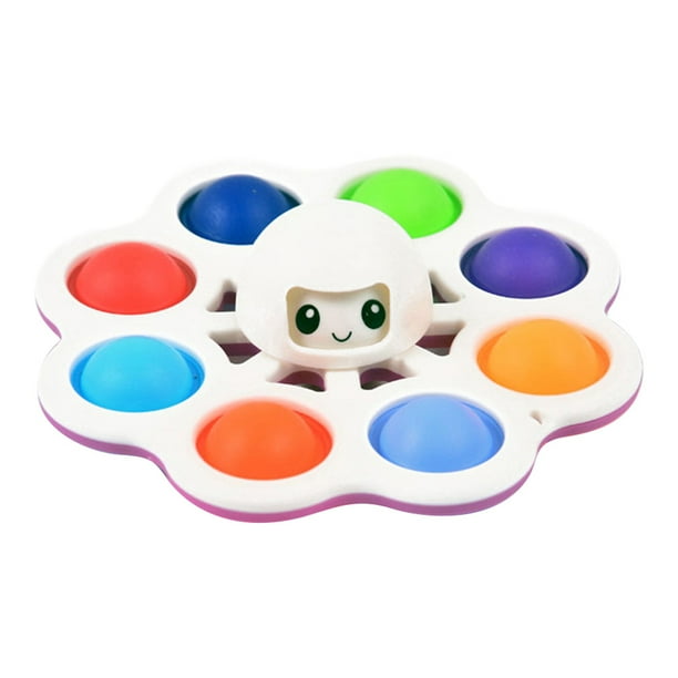 Autismo Anti Estrés Pulpo Cambiar Caras Spinner Push Bubble Juguetes (A Blanco) Likrtyny juguetes de los niños