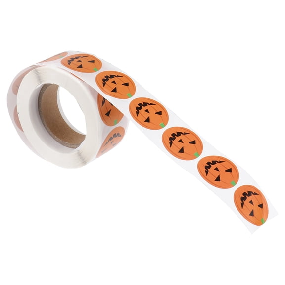 FENGGUIQU Pumpkin Orange Paper Decal Roll Party Decoration 1 Set