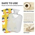thumbnail image 4 of 2L Hot Water Bottle with Soft Velvet Cover PVC Hot Water Bag for Pain Relief Long-Lasting Warmth White-faced Cats, 4 of 8
