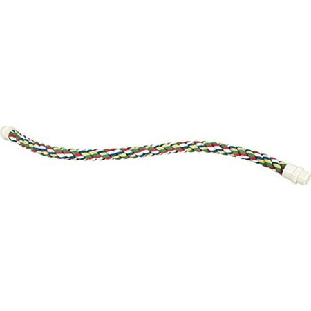JW Pet Flexible Multi-Color Comfy Rope Perch 14" Long for Birds