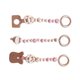 thumbnail image 3 of Ounissouiy 3 unids/set juego de bebé gimnasio cuentas de silicona mordedor de niño colgador sonajero anillo de juguetes de dentición Juguetes rosado Ounissouiy FN000003-04B, 3 of 6