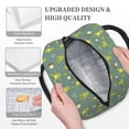 thumbnail image 3 of Disketp Cute Yoga Frogs Bolsa Térmica para Almuerzo, Lonchera con Abertura Amplia y Gran Capacidad, Organizador Reutilizable para Mujeres, Hombres y Adultos, 3 of 6