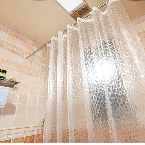 Aoohome Extra Long Eva Shower Curtain, Long Clear Shower Curtain Liner