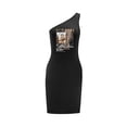 thumbnail image 2 of Vestido de mujer con hombros descubiertos, trajes de primavera, vestido corto formal de verano para el trabajo S, 2 of 7