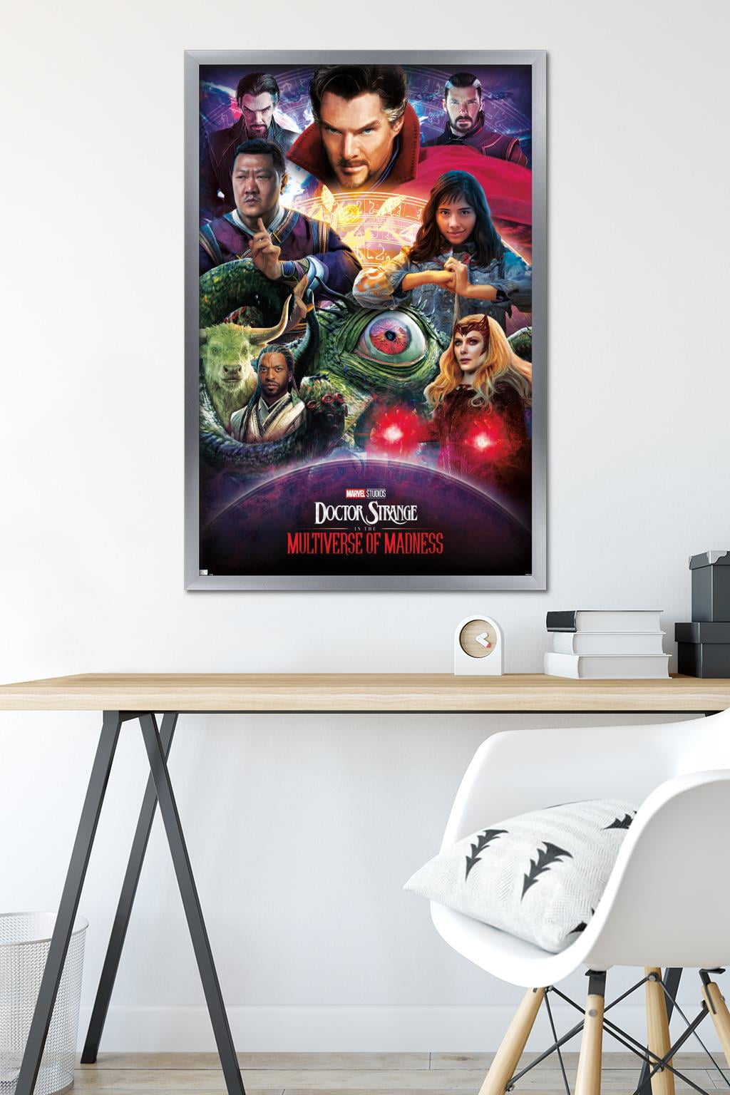 Marvel Doctor Strange in the Multiverse of Madness - Amazing Wall Poster, 22.375" x 34" Framed