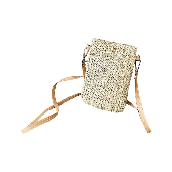 Yunhgft Crossbody Bag Women Casual Purse Lightweight Trendy Portable Women Woven Handbag Regular