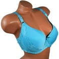thumbnail image 3 of Iheyi 6 Pieces Plus Size Wired Full Cup/Demi Lace Plain Light Padded D/DD/DDD Bra (40DDD), 3 of 4