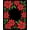 Red, Pattern 4, variant on ODIKA 2x3 Machine Washable Non-Slip Area Rug, Snowflake Latch Hook Kit Pre Printed Canvas Embroidery Needlework High Traffic Rug, White, 645882