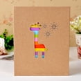 thumbnail image 2 of Photo Album Insert 4R6 Inch 100 Family Baby Album Children's Growth Small Creative Gifts (Giraffe), 2 of 8
