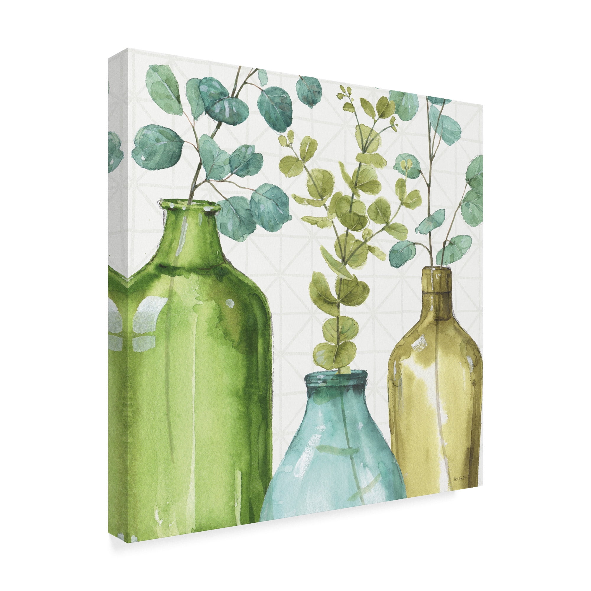 Trademark Fine Art 'Mixed Greens LVI' Canvas Art by Lisa Audit