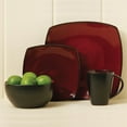 thumbnail image 4 of Gibson Home Soho Lounge Dinnerware Set 16 Piece Red 93583795M, 4 of 8