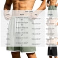 thumbnail image 3 of EOYWHK Workout Shorts for Men Built in Liner Relaxed Fit Gym Shorts Soft Lightweight Breathable Casual Activewear Daily Wear Outdoor Green L, 3 of 9