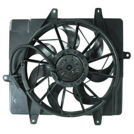 Go-Parts OE Replacement for 2006 - 2010 Chrysler PT Cruiser Engine / Radiator Cooling Fan Assembly - (Naturally Aspirated) 5179470AA CH3115146 Replacement For Chrysler PT