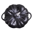 thumbnail image 4 of STAUB Cast Iron 3.5-qt Pumpkin Cocotte with Stainless Steel Knob - Black, 4 of 7