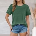 thumbnail image 5 of Kaprioy Womens Summer Tops Blouses for Women Short Sleeve Lace Tops Dressy Casual Tees, 5 of 6