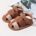 thumbnail image 2 of Baby Boy Walking Sandals Infant Closed Toe Breathable Mesh Lightweight Sport Sandals for Summer Outdoor Toddler Casual Shoes Gibobby,5,Brown, 2 of 9