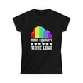 thumbnail image 3 of LGBT More Equality More Love LGBTQ Lesbian Gay Transgender Women Tops, 3 of 8
