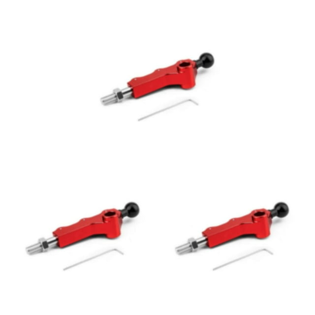 Transemion Durable And Compatible Throw Shifter For - Adjustable And Lightweight Convenient Adjustable Short Height red 3PCS