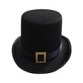 thumbnail image 4 of negro, sombrero de baile, sombrero de fiesta gótico, sombrero de vestir, sombreros de copa steampunk, 4 of 8