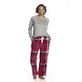 thumbnail image 3 of U.S. Polo Assn. Women's Holiday Giftable Long Sleeve Top and Plush Pant Pajama Sleep Set, 2-Piece, Sizes S-3X, 3 of 9