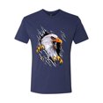 thumbnail image 2 of Torn Ripped Eagle Claws Animal Lover Mens Premium Tri Blend T-Shirt, Vintage Navy, X-Large, 2 of 3