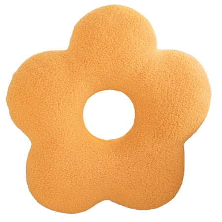 

HEVIRGO Chair Cushion Flower Shape Pressure Reduce Flannel Wide Application Seat Cushion Pad for Wheelchair Flannel PP Cotton