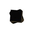 thumbnail image 1 of 20 PK Black with Gold Stripe Beverage Paper Napkins, 1 of 1