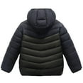 thumbnail image 5 of Coerni Boys Girls Quilted Lightweight Jacket Color Blocked Down Jacket Zipper Pockets Kids Insulated Zip Up Outerwear Puffer Coat, 5 of 8