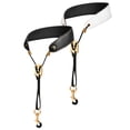 thumbnail image 3 of CRAFTHROU 2 Pcs Sangle de Cou Métal Répartition du Poids Fonction Protectrice pour Saxophone Performance 21.22x1.38x0.04 Po, 3 of 7