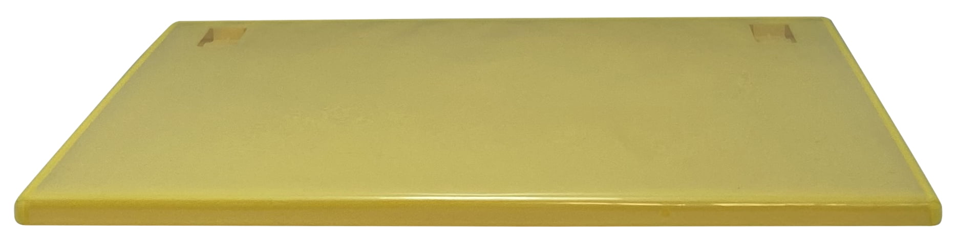 CheckOutStore 200 Slim Solid Yellow Color Single DVD Cases 7MM