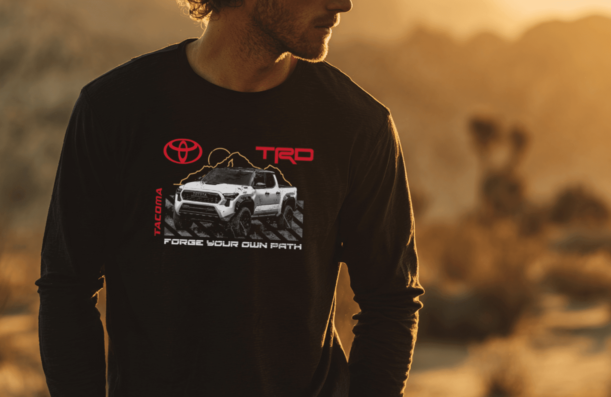 Toyota Tacoma TRD Pick-Up Long Sleeve Tee-Off Road Gear