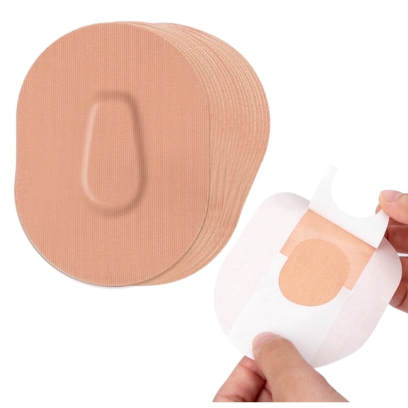40 Packs Dexcom G6 Overpatch, Dexcom G6 Adhesive Patches Waterproof for 10-14 Days Long Stay, No Glue in the Center by SUNMON (Skin)