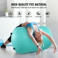 thumbnail image 5 of KFFKFF Air Mat Tumble Track, Round Inflatable Gym Roller, Air Barrel for Gymnastics with Electric Pump, Ideal for Home, Gym, Yoga, Cheer, Park, Water Activities, Mint Green, 5 of 9