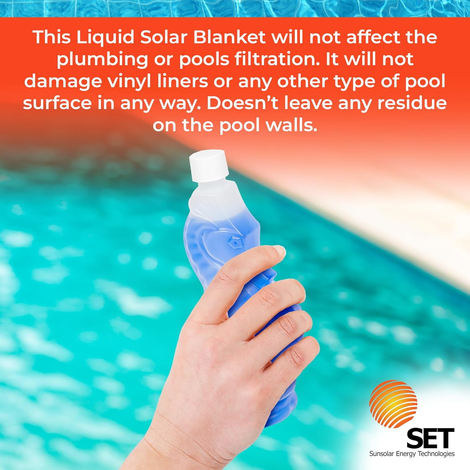 Liquid pool solar blanket hotsell