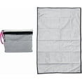 thumbnail image 1 of Hitopin Portable Muslim Prayer Rug, Soft Luxury, 105cm x 65cm, Grey, Islamic Style, Perfect for Travel, Ramadan, Home, Office or Gift, 1 of 6