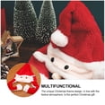 thumbnail image 4 of EeaseMX 1 gorro navideño brillante creativo con barba móvil y gorro de Papá Noel., 4 of 7