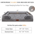 thumbnail image 4 of Cama ortopédica para perros Comfort Expression Sofá de espuma para perros grandes XL, 4 of 5