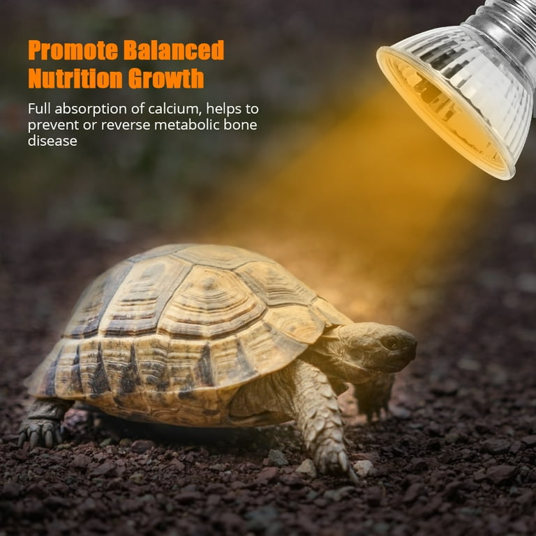 Reptile UV Bulb 75W Heating Light Bulb Works with Various Lamp