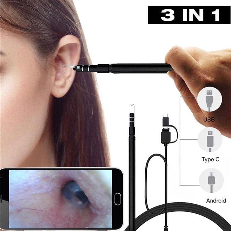 3in1 Oreille Nettoyage Endoscope USB 5.5mm Visuel Mauritius