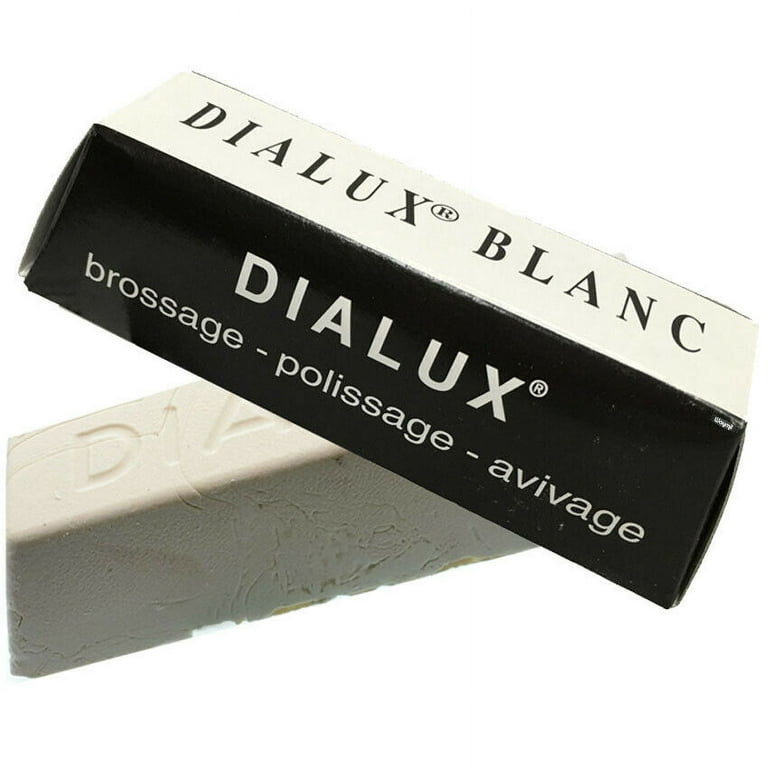 Jewelers Rouge Dialux Polishing Compound White & Blue for White Gold and  Silver