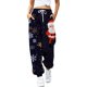 thumbnail image 1 of Pantalones deportivos casuales holgados con estampado navideño para mujer de Europa y América Pantalones casuales para mujer, 1 of 5