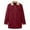Wine, variant on Men's Winter Lapel Cargo Military Trucker Work Long Fleece-Lined Cotton Jacket Coat Color:Army Green Size:S