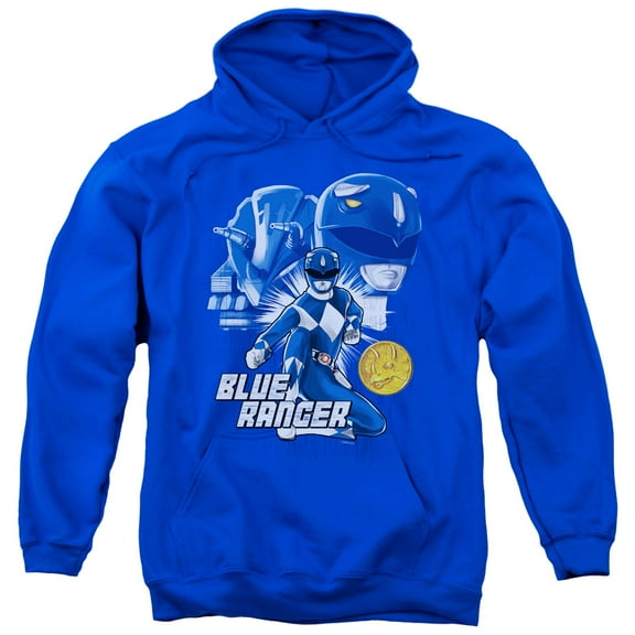 Power Rangers - Blue Ranger - Pull-Over Hoodie - Medium