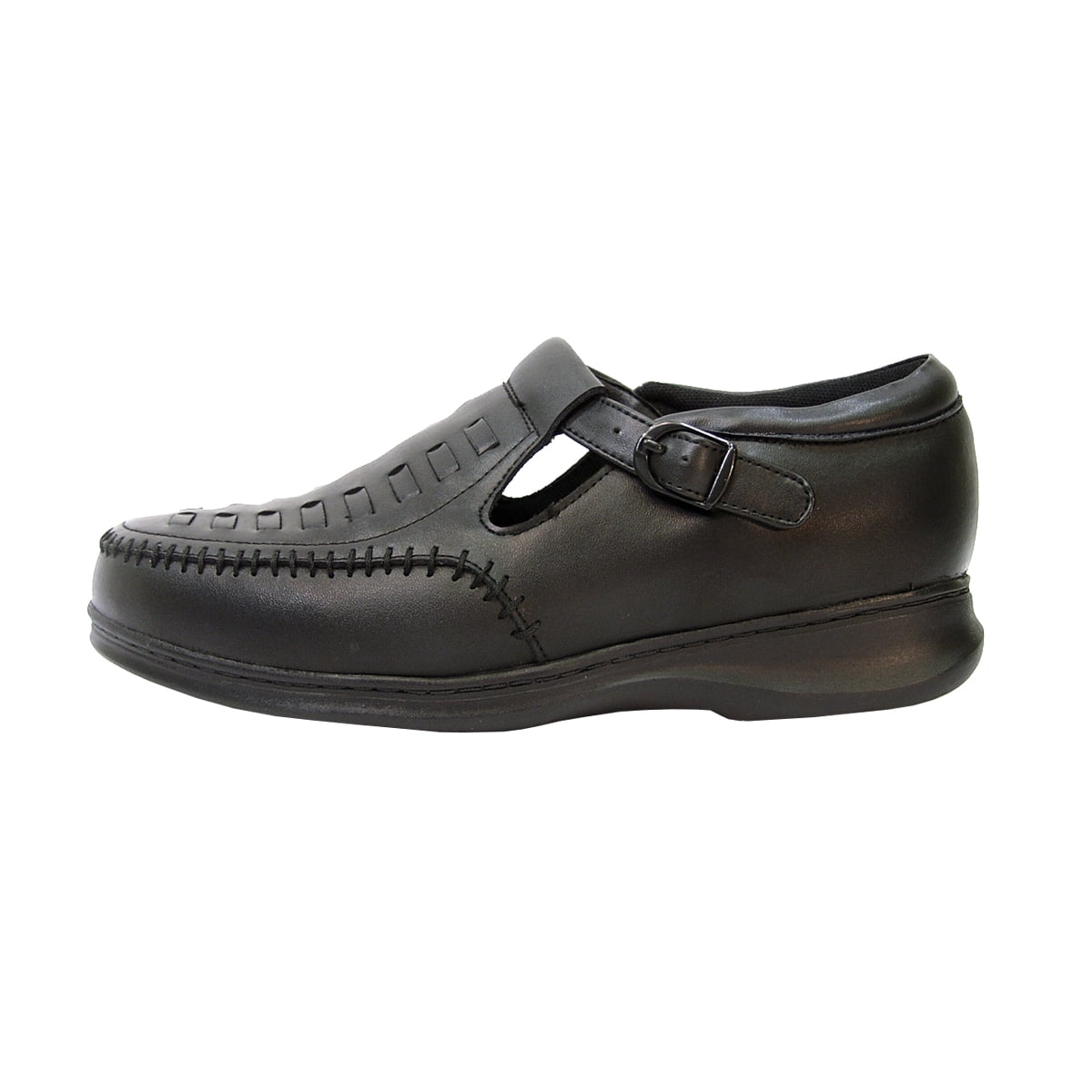24 HOUR COMFORT Laura Wide Width Professional Sleek Shoe BLACK 10.5