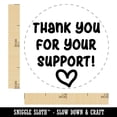 thumbnail image 2 of Thank You for Your Support Heart Self-Inking Rubber Stamp Ink Stamper - Fuchsia Ink - Mini 1/2 Inch, 2 of 7