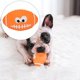 thumbnail image 1 of Pelotas Chirriantes de juguete Duradero Yinane para Perros Interactivas Resistentes a Mordeduras Rugby naranja, 1 of 7