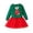 Green, variant on Gaexia Girls Christmas Dresses Long Sleeve Printed Sweatshirt Tutu Dress Toddler Kids Casual Party Outfit Holiday Celebration Winter Festive Wear