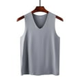 thumbnail image 6 of fatyb Men Workout Tank Tops V Neck Sleeveless Slim T Shirts Pullover Casual Summer Muscle Running Tee, 6 of 6