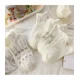 thumbnail image 5 of Calcetines cortos blancos para mujer Ins, calcetines Pop versátiles a la moda, lindo estilo japonés Jk, dulce borde de flores, fino para primavera y verano, 5 of 5