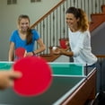 thumbnail image 6 of Hathaway Sherwood Air Hockey Table with Benches, 7-ft, Cherry/Black, 6 of 13